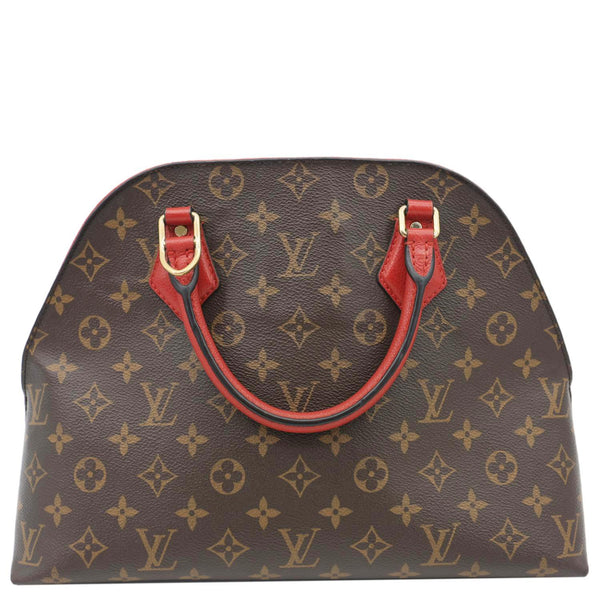 LOUIS VUITTON Alma B'N'B Monogram Canvas Shoulder Bag Red