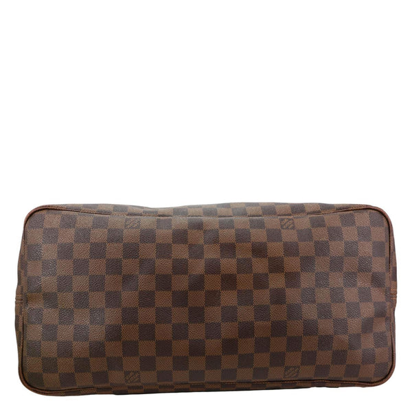 LOUIS VUITTON Neverfull GM Damier Ebene Tote Bag Brown
