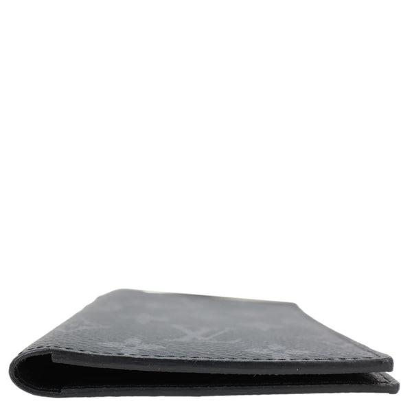 LOUIS VUITTON Monogram Eclipse Canvas Passport Cover Black