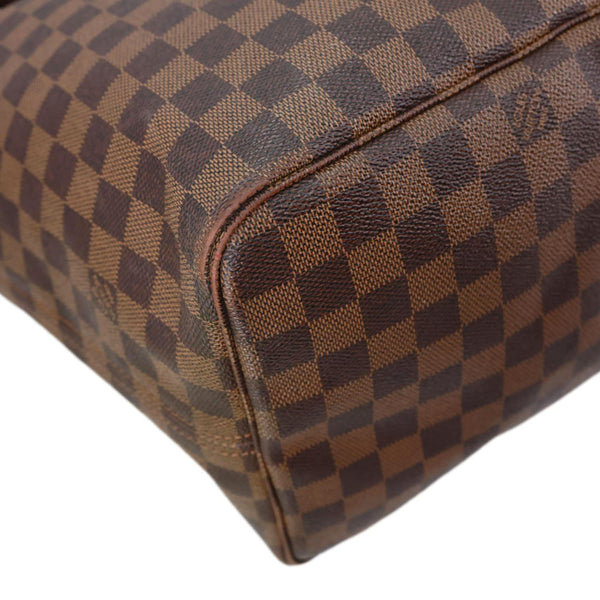 LOUIS VUITTON Neverfull GM Damier Ebene Tote Bag Brown