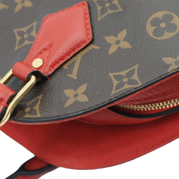 LOUIS VUITTON Alma B'N'B Monogram Canvas Shoulder Bag Red