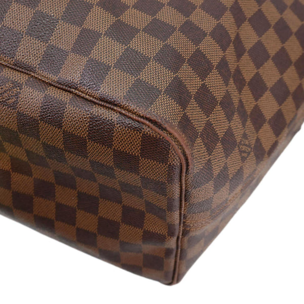 LOUIS VUITTON Neverfull GM Damier Ebene Tote Bag Brown