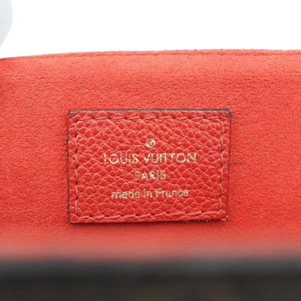 LOUIS VUITTON Alma B'N'B Monogram Canvas Shoulder Bag Red