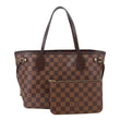 LOUIS VUITTON Neverfull PM Damier Ebene Tote Bag Brown
