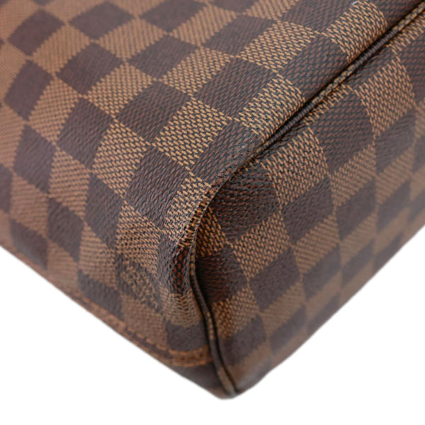 LOUIS VUITTON Neverfull PM Damier Ebene Tote Bag Brown