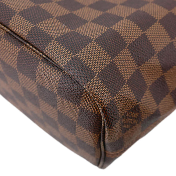 LOUIS VUITTON Neverfull PM Damier Ebene Tote Bag Brown