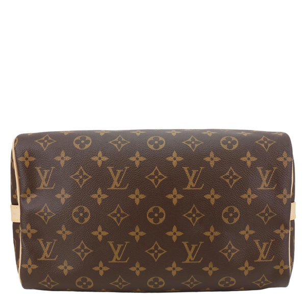 LOUIS VUITTON Speedy 30 Bandouliere Monogram Canvas Shoulder Bag Brown