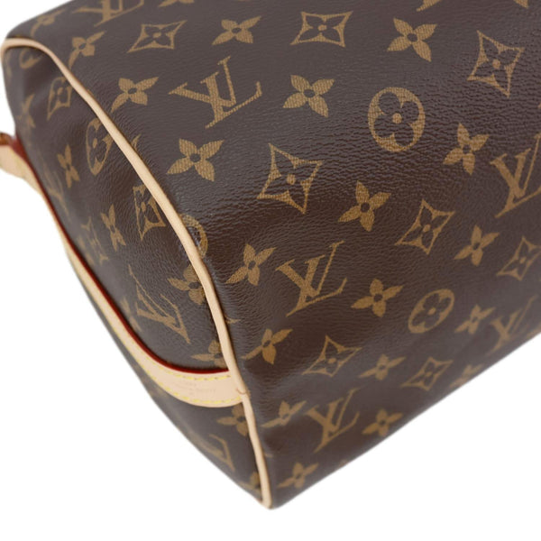 LOUIS VUITTON Speedy 30 Bandouliere Monogram Canvas Shoulder Bag Brown