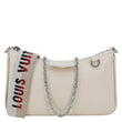 LOUIS VUITTON Easy Pouch On Strap Epi Leather Shoulder Bag Cream