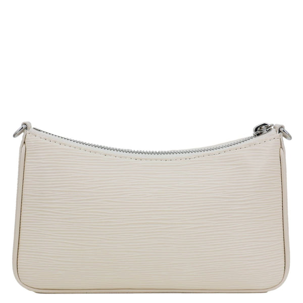 LOUIS VUITTON Easy Pouch On Strap Epi Leather Shoulder Bag Cream