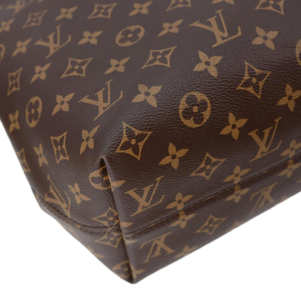 LOUIS VUITTON Graceful MM Monogram Canvas Hobo Bag Brown