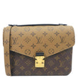 LOUIS VUITTON Metis Pochette Reverse Monogram Canvas Crossbody Bag Brown