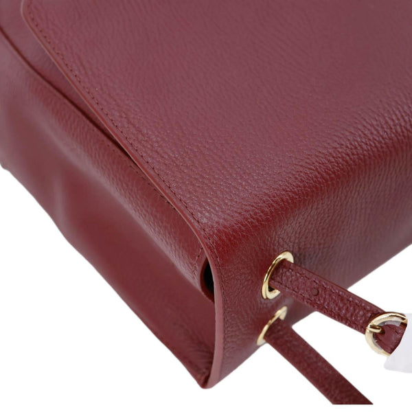 CHANEL Souplissimo Maxi Flap Grained Calfskin Leather Shoulder Bag Burgundy