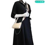 LOUIS VUITTON Easy Pouch On Strap Epi Leather Shoulder Bag Cream