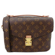 LOUIS VUITTON Metis Pochette Monogram Canvas Crossbody Bag Brown