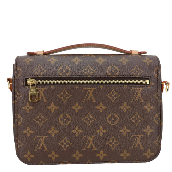 LOUIS VUITTON Metis Pochette Monogram Canvas Crossbody Bag Brown