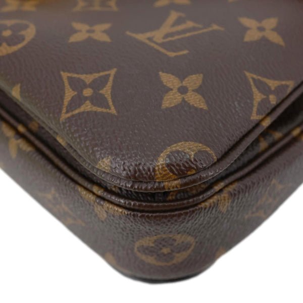 LOUIS VUITTON Metis Pochette Monogram Canvas Crossbody Bag Brown