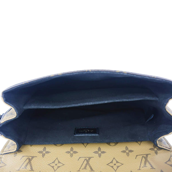 LOUIS VUITTON Metis Pochette Reverse Monogram Canvas Crossbody Bag Brown
