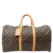 LOUIS VUITTON Keepall 50 Monogram Canvas Travel Bag Brown