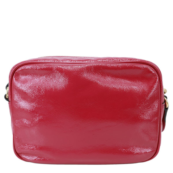 GUCCI Soho Disco Patent Leather Crossbody Bag Pink 308364