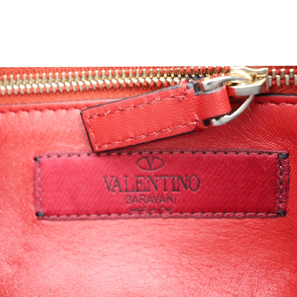 VALENTINO Rockstud Spike Medium Quilted Leather Shoulder Bag Light Blue