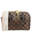 LOUIS VUITTON Speedy 20 Bandouliere Damier Ebene Shoulder Bag Brown