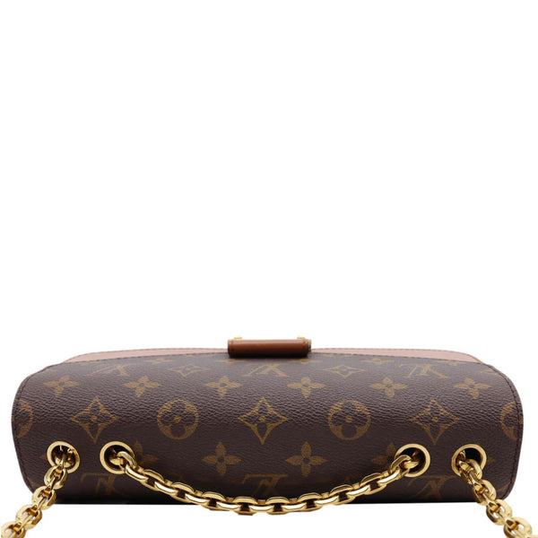 LOUIS VUITTON Marceau Monogram Canvas Chain Shoulder Bag Caramel