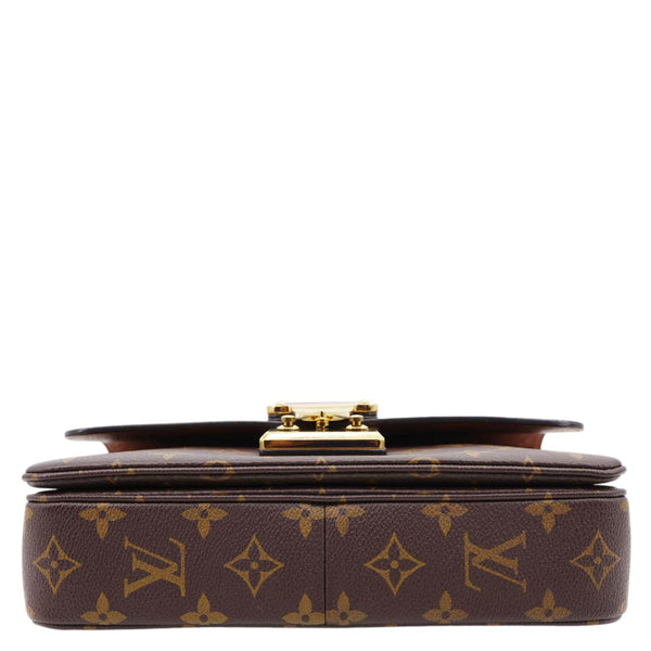 LOUIS VUITTON Marceau Monogram Canvas Chain Shoulder Bag Caramel