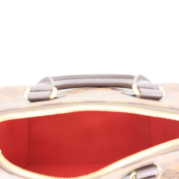 LOUIS VUITTON Speedy 20 Bandouliere Damier Ebene Shoulder Bag Brown