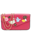 LOUIS VUITTON Felicie Pochette Easter Bunny Epi Leather Crossbody Bag Red
