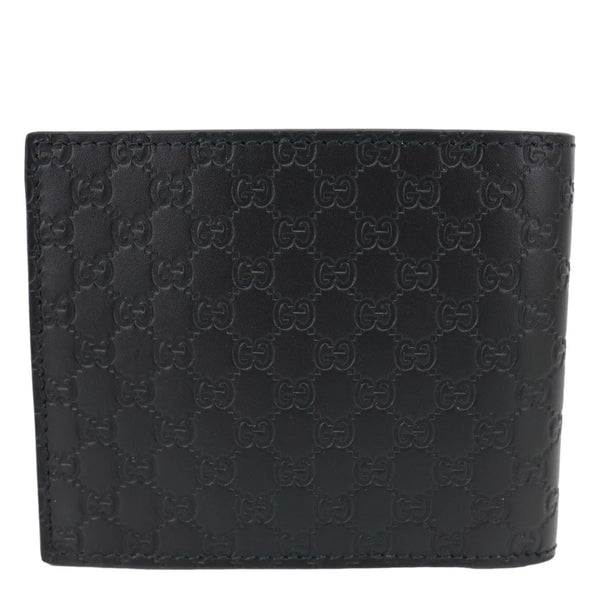 GUCCI Microguccissima Bifold Leather Wallet Black 260987
