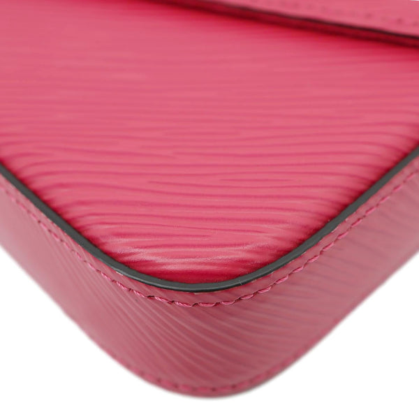 LOUIS VUITTON Felicie Pochette Easter Bunny Epi Leather Crossbody Bag Red