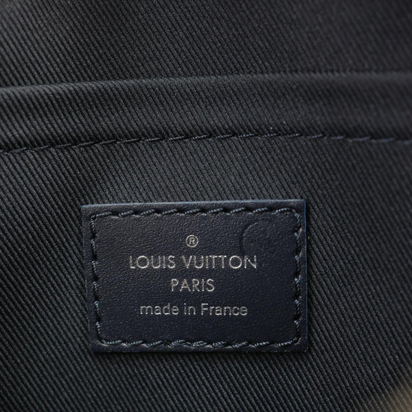 LOUIS VUITTON Speedy 18 Bandouliere Giant Monogram Sequins Shoulder Bag Navy Fuchsia