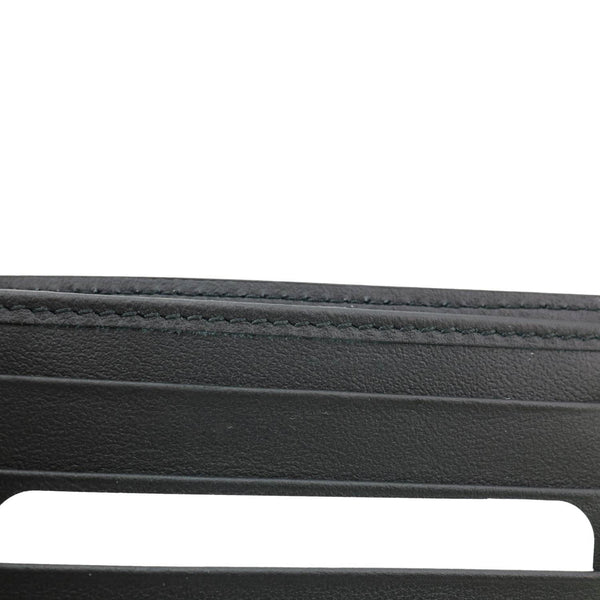 GUCCI Microguccissima Bifold Leather Wallet Black 260987