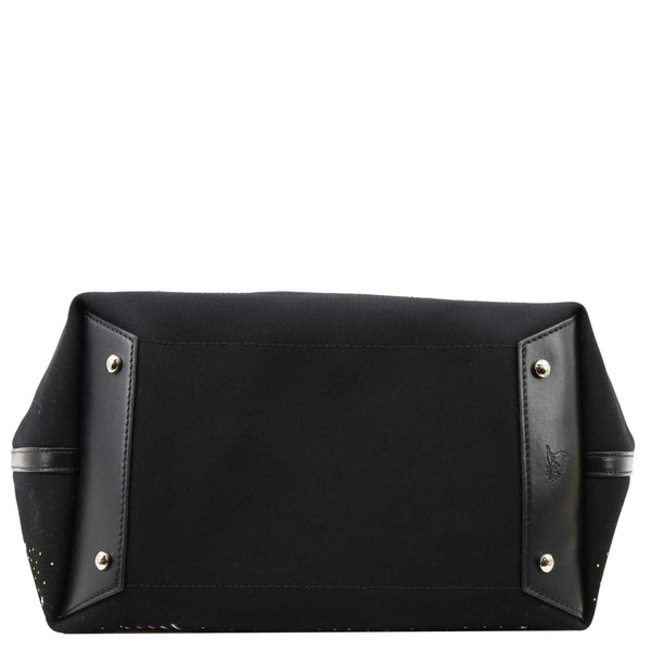 CHRISTIAN LOUBOUTIN Frangibus Starlight Canvas Tote Bag Black