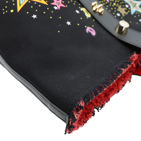 CHRISTIAN LOUBOUTIN Frangibus Starlight Canvas Tote Bag Black