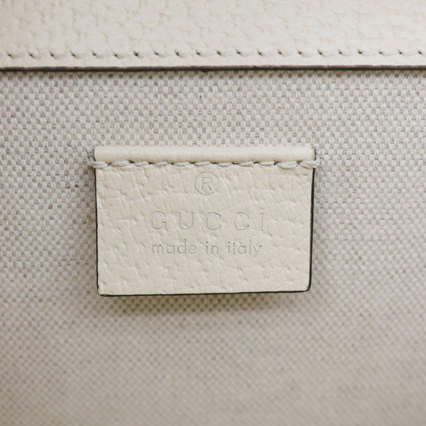 GUCCI Dionysus Small Leather Shoulder Bag Off White 400249