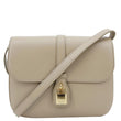 CELINE Tabou Medium Smooth Calfskin Leather Shoulder Bag Beige