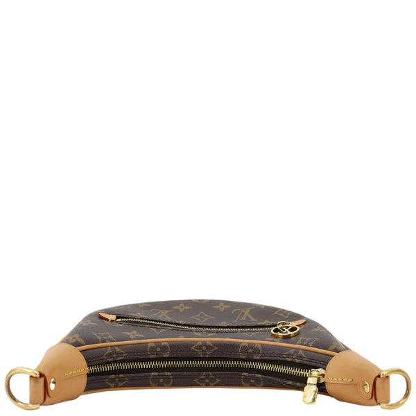 LOUIS VUITTON Loop Monogram Canvas Hobo Bag Brown