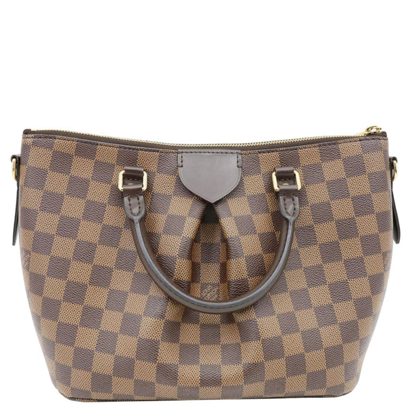LOUIS VUITTON Siena MM Damier Ebene Shoulder Bag Brown