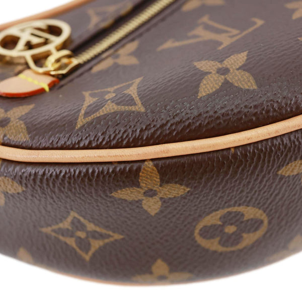 LOUIS VUITTON Loop Monogram Canvas Hobo Bag Brown