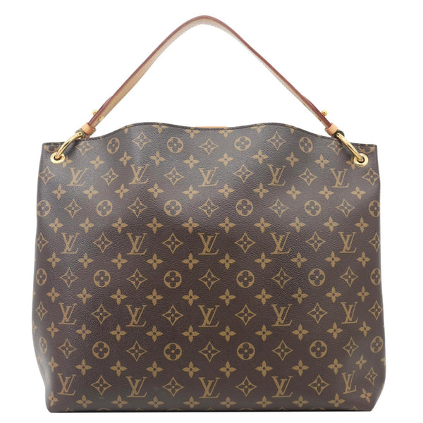 LOUIS VUITTON Graceful MM Monogram Canvas Shoulder Bag Brown