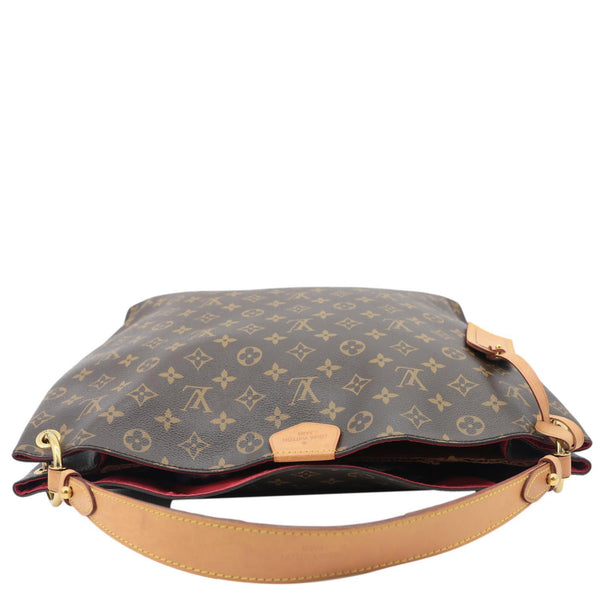 LOUIS VUITTON Graceful MM Monogram Canvas Shoulder Bag Brown
