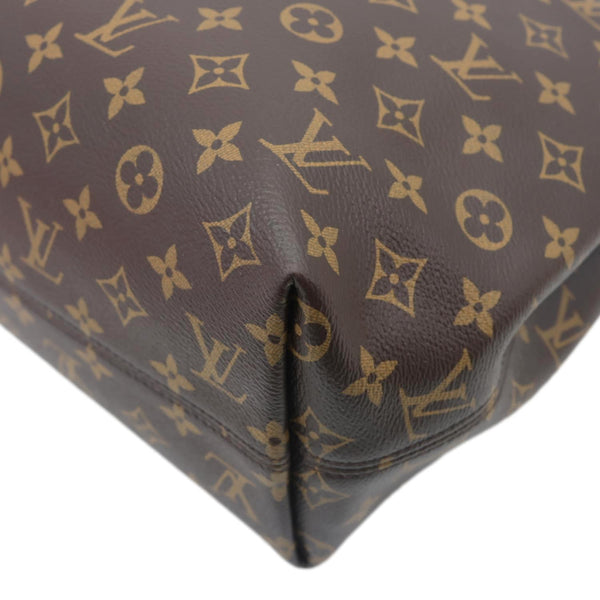 LOUIS VUITTON Graceful MM Monogram Canvas Shoulder Bag Brown