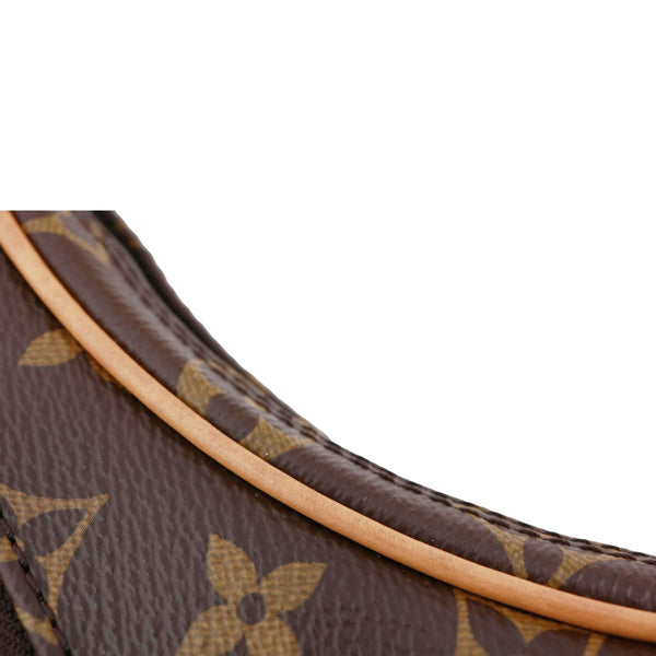 LOUIS VUITTON Loop Monogram Canvas Hobo Bag Brown