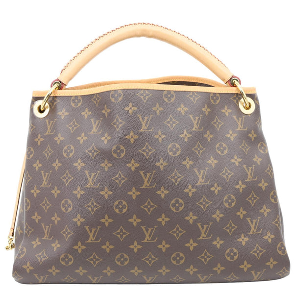 LOUIS VUITTON Artsy MM NM Monogram Canvas Shoulder Bag Brown