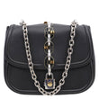 LOUIS VUITTON Chain It Leather Crossbody Bag Black