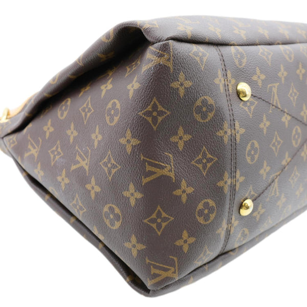 LOUIS VUITTON Artsy MM NM Monogram Canvas Shoulder Bag Brown