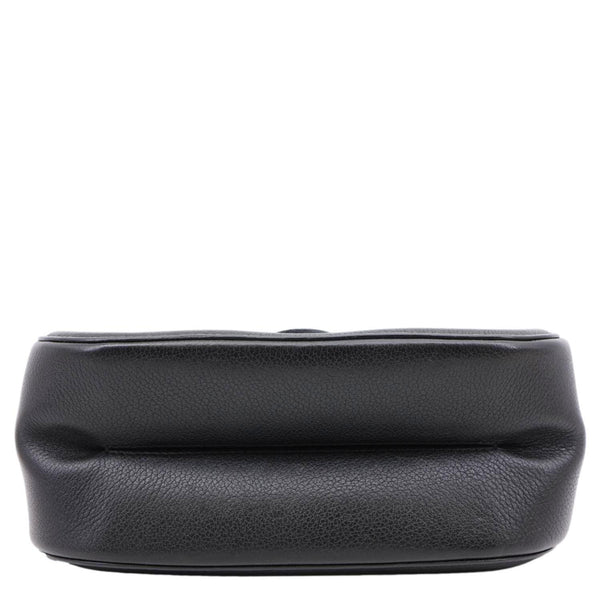 LOUIS VUITTON Chain It Leather Crossbody Bag Black