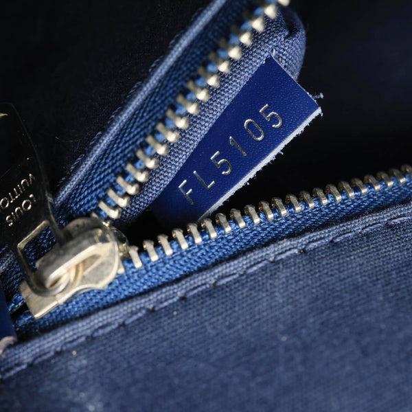 LOUIS VUITTON Soufflot NM MM Epi Leather Crossbody Bag Navy Blue